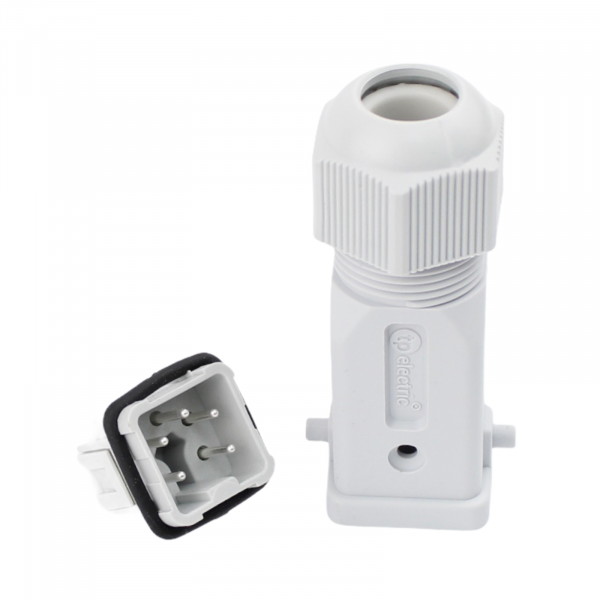 Industriesteckverbinder - Stecker 5 Polig 10A - Kunststoff